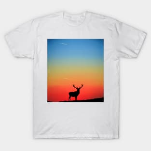 Stag Sunset T-Shirt